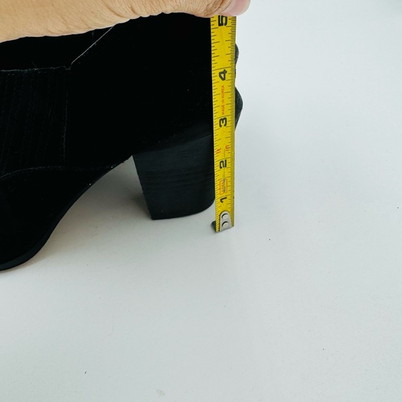 NEW Splendid Hertha Black Leather Suede Ankle Bootie - Picture 7 of 11